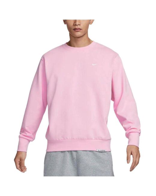 Nike Pink Standard Issue Basketball Hoodie for men