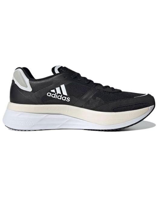Adidas Blue Adizero Boston 10 Wide