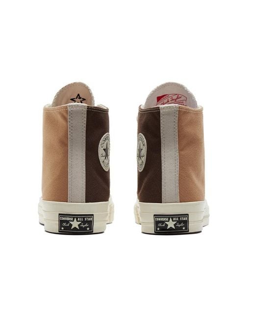 Converse Brown Chuck Taylor All Star Tri-Panel High 'Color Block