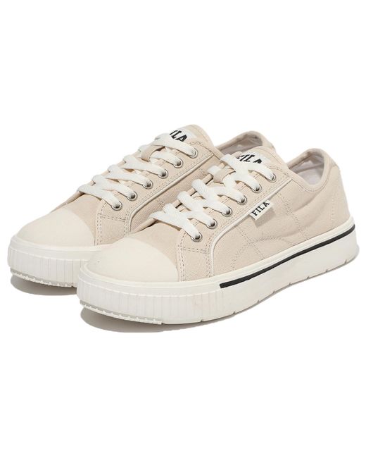 Fila White Low-Top Sneakers