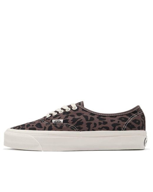 Vans Brown Premium Authentic 44 'Leopard' for men