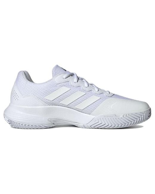 Adidas White Gamecourt 2.0 Matte' for men