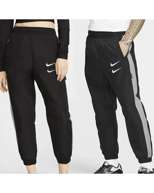Nike Black Woven Bundle Feet Casual Sports Long Pants for men