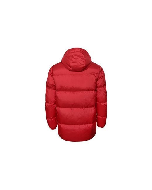 Converse Red Down Fill Puffer Jacket for men