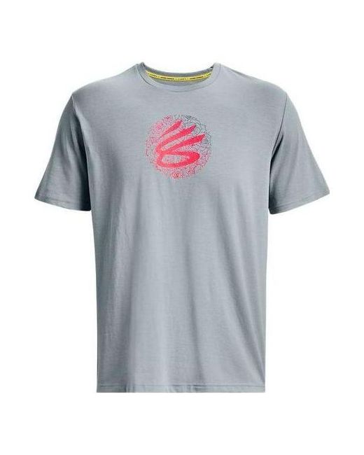 Under Armour Gray Curry Mothers Day Logo T-Shirt for men