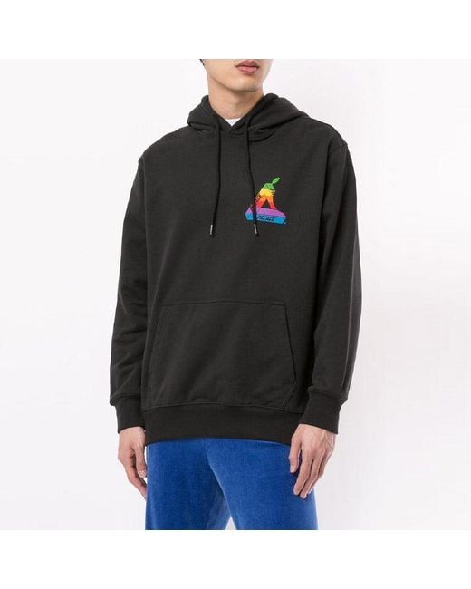 Palace Black Ss19 Jobsworth Hood Triangle Logo Pattern for men