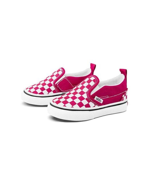 Vans Pink Old Skool V Toddler/ Checkboard for men
