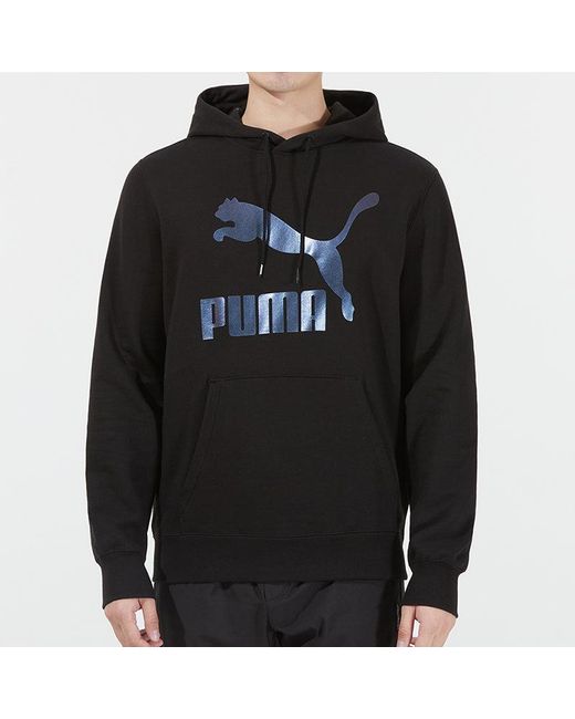 PUMA Black Classics Metallic Logo Tr Logo Printing Sports for men