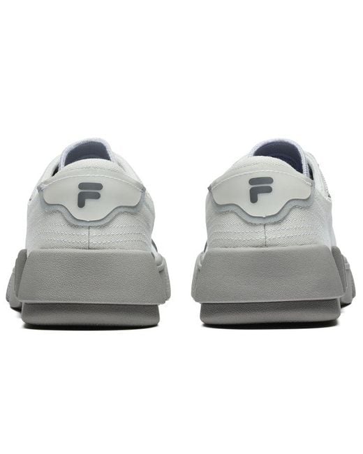 Fila White Pop Skate Shoes for men
