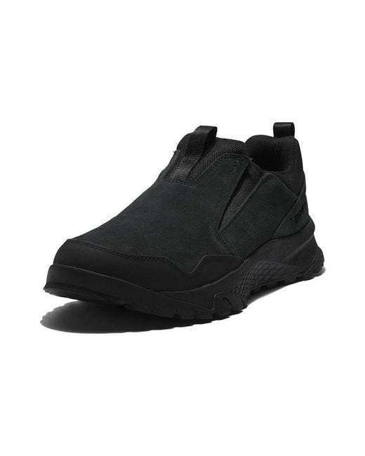 Timberland Black Lincoln Peak Waterproof Light Slip-On Suede' for men