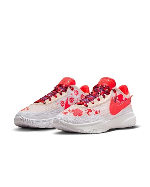 Nike Red Lebron 20 Ep 'Mimi Plange for men