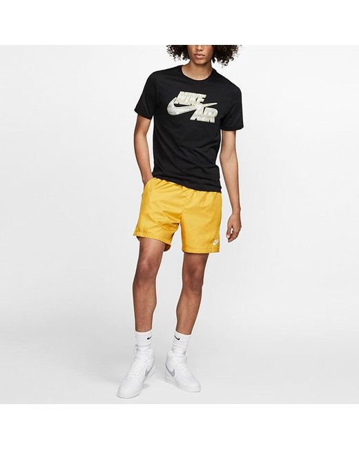Nike Black Air Sportswear Tee Sznl Stmt 6 Logo Tee for men