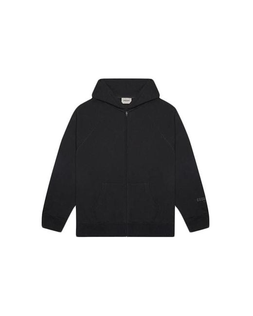 Fear Of God Black Ss20 Full Zip Up for men