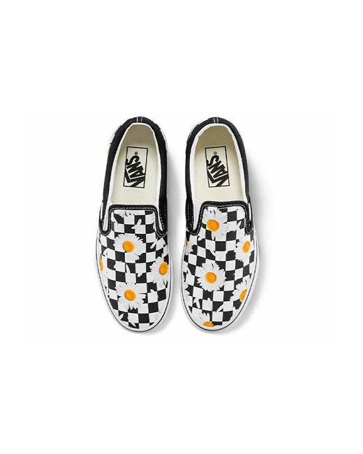 Vans White Classic Slip-On 'Love Me, Love Me Not' for men