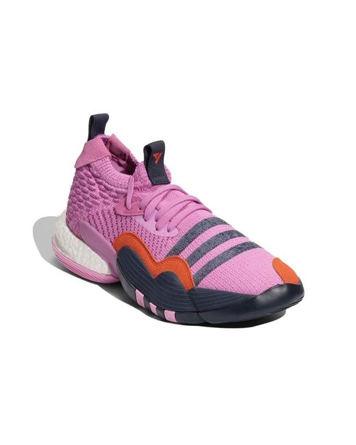 Adidas Purple Trae Young 2.0 Basketball Shoes 'Pulse Lilac' for men