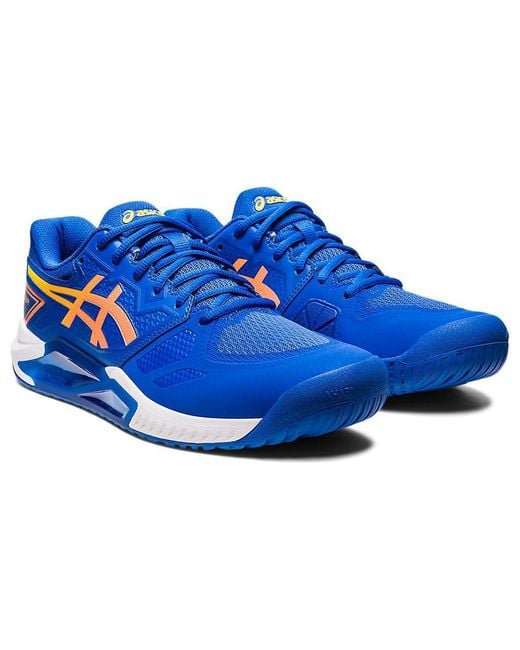 Asics , Gel-challenger 13 Tennis Shoe, Steel Blue/white, 9 Uk for men