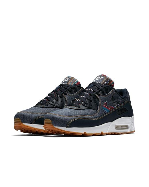 Nike Blue Air Max 90 Premium 'Afro Punk' for men
