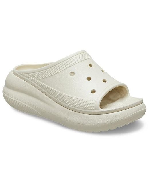 CROCSTM White Crush Slide 'Bone' for men