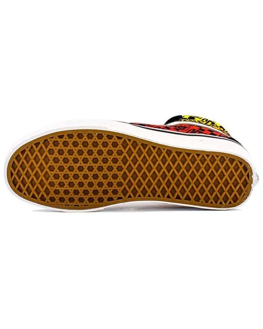 Vans Black Sk8-Hi 'Logo Flame' for men
