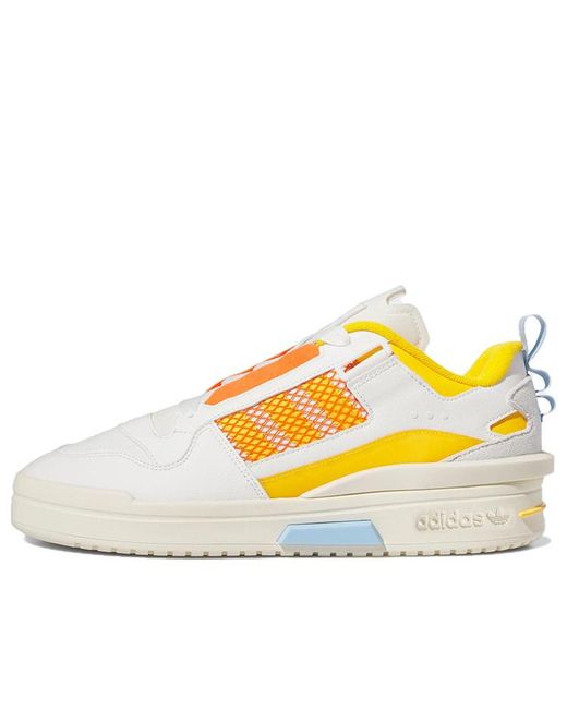 Adidas Yellow Originals Forum Mod Low Shoes 'Cloud Crew' for men