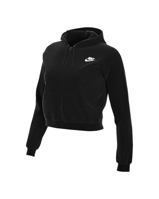 Nike Black Sportswear Logo Hoodie