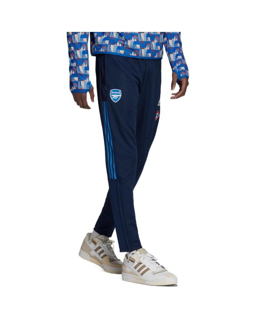 Adidas Blue Logo Soccer/Football Sports Pants/Trousers/Joggers Sw Fan Edition Arsenal for men