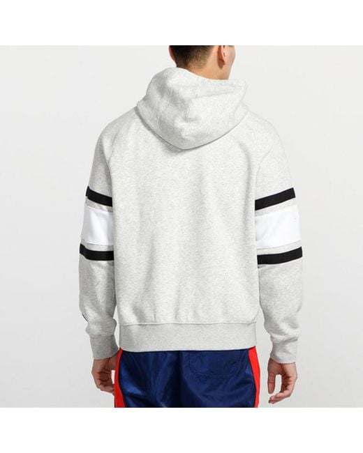 Nike Gray Air Full-Length Zipper Cardigan Fleece Lined Hooded Jacket for men