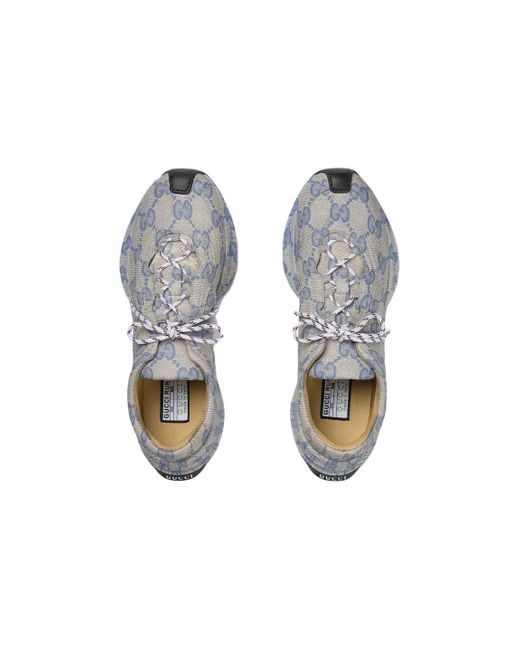 Gucci Gray Run Sneaker Monogram' for men