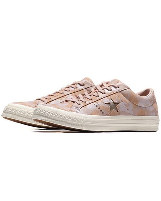 Converse Pink One Star Camouflage Printing for men