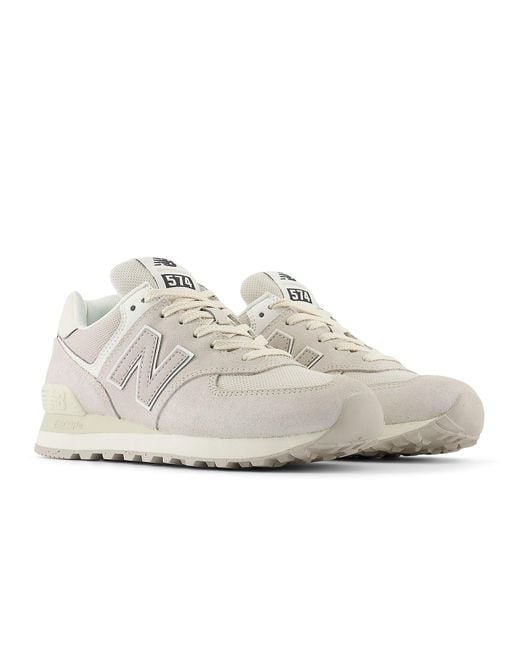 New Balance White (Wmns) 574 'Moonbeam Moonrock'