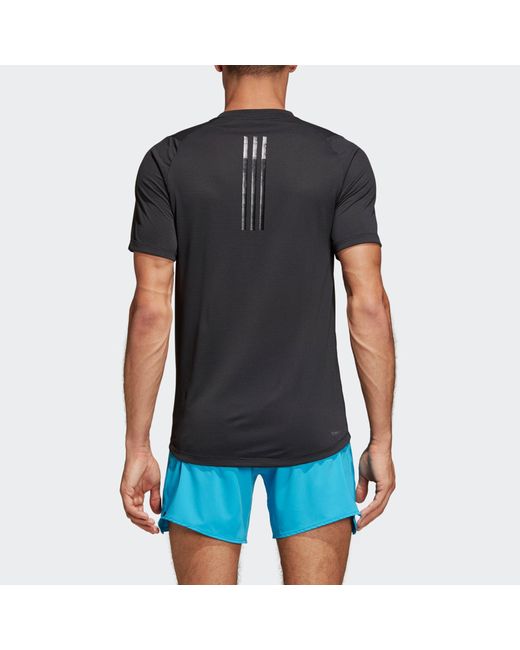 Adidas Black Fl_360 Z Ft Grd Running Sports Training Short Sleeve for men