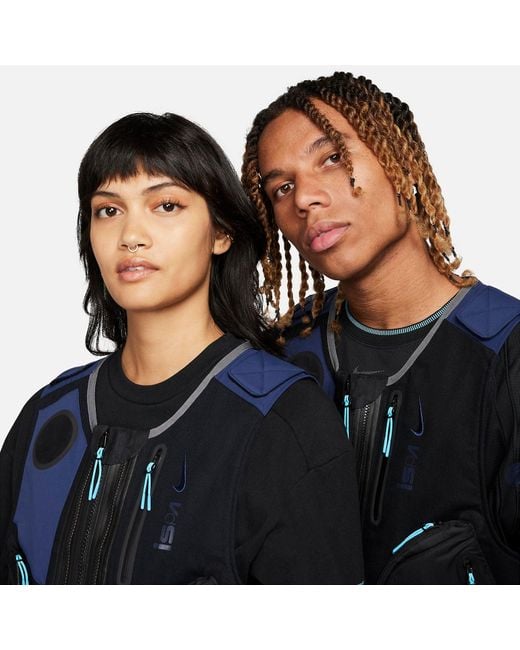 Nike Blue Ispa Gilet 2.0 Vest Midnight' for men