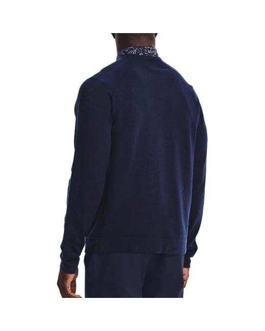 Under Armour Blue Intelliknit Crew 'Midnight' for men