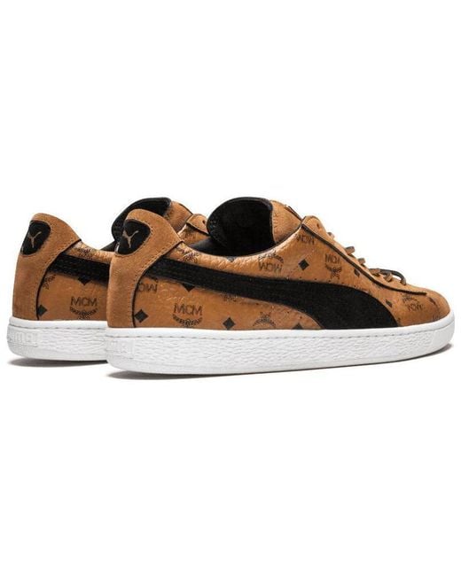 PUMA Brown Mcm X Suede 'Buckthorn' for men