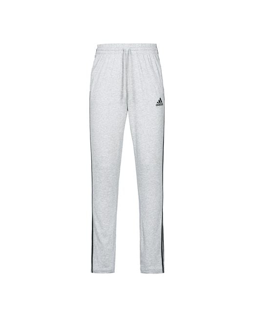 Adidas Gray M 3S Sj To Pt Side Stripe Sports Long Pants for men