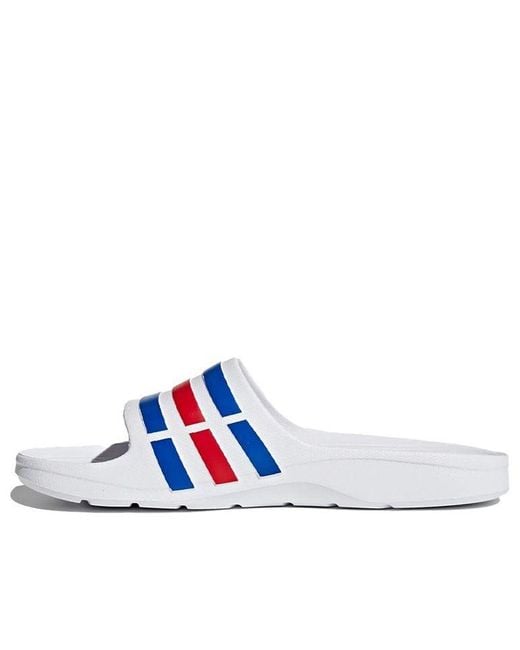 Adidas Blue Duramo Slides for men