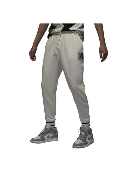 Nike Gray Essentials Fleece Winter Pants for men