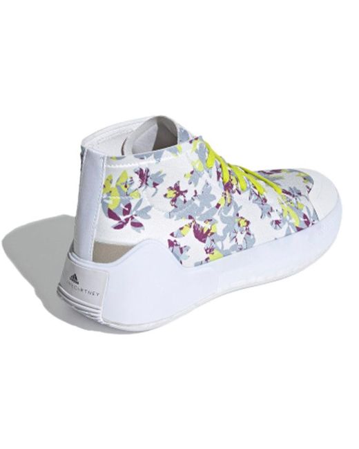 Adidas White (Wmns) Stella Mccartney X Treino Mid 'Floral Print