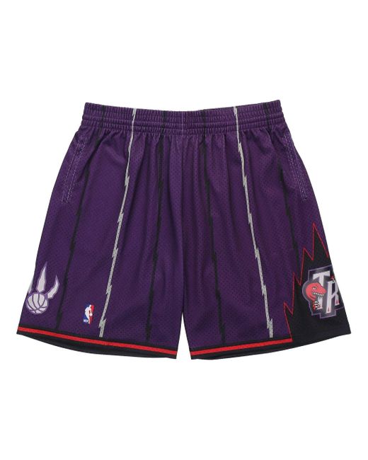 Mitchell & Ness Purple Nba Swingman Shorts Toronto Raptors Road 1998-99 'Dark' for men