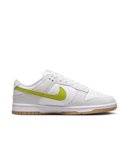 Nike White (Wmns) Dunk Low Bright Cactus'