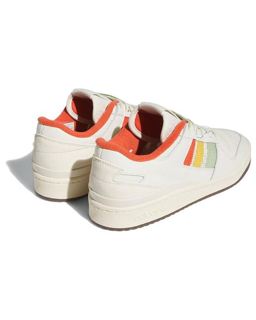 Adidas White Originals Forum 84 Low Shoes 'Off Cream Gum' for men