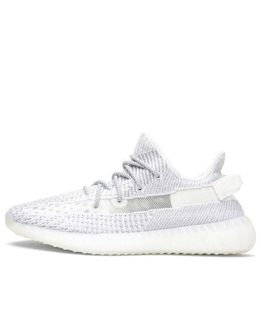 Adidas White Yeezy Boost 350 V2 'Static Reflective' for men
