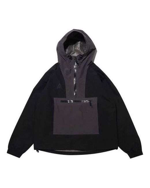Nike Black Lab Acg Gore-Tex Paclite Top Anthracite' for men