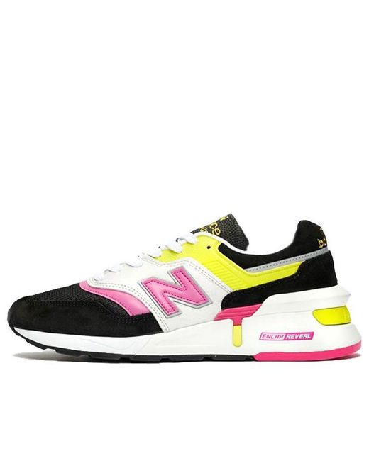 New Balance 997s Made In Usa 'black Pink Yellow' for Men | Lyst