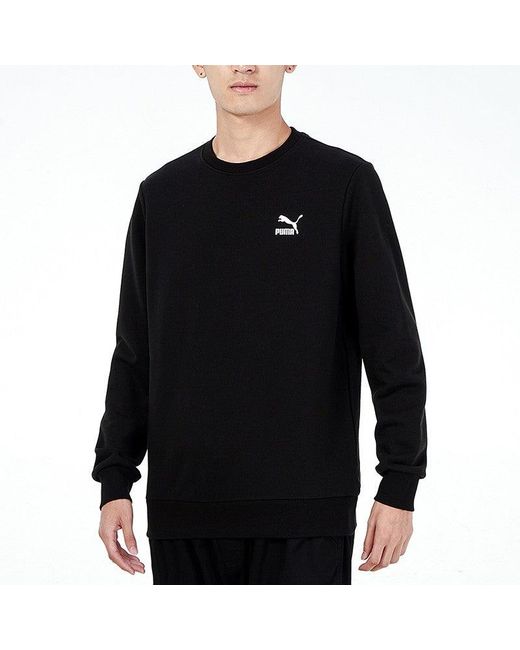 PUMA Black Classics Graphic Long Sleeve T-Shirt for men