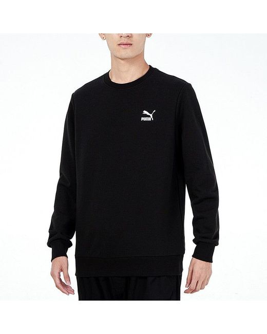 PUMA Black Classics Graphic Long Sleeve T-Shirt for men