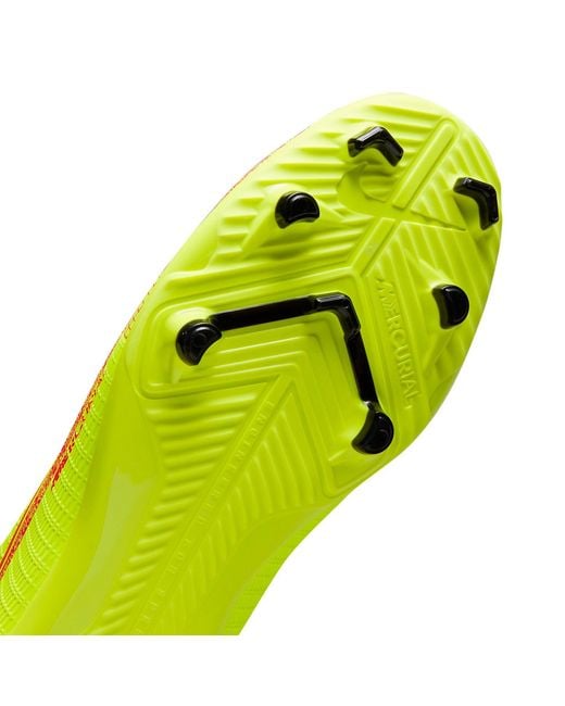Nike Yellow Mercurial Vapor 14 Club Fg/mg Football Boots Cu5692 for men