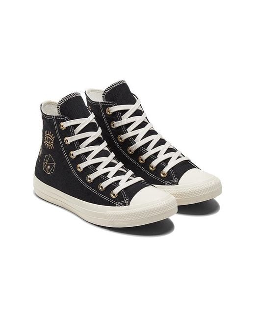 Converse Black (Wmns) Chuck Taylor All Star High 'Golden Elements'