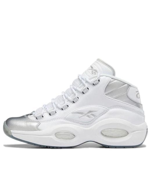 Reebok White Question Mid '25Th Anniversary' for men