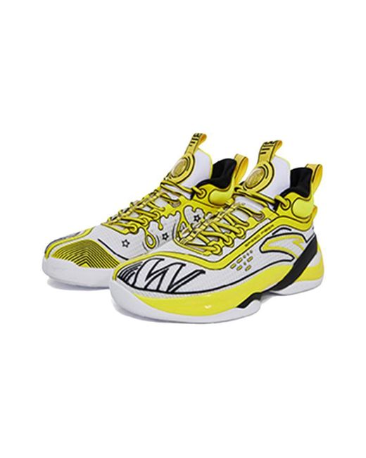 Anta Yellow Klay Thompson Kt7 Basketball Shoes 'Neptune Soup' for men
